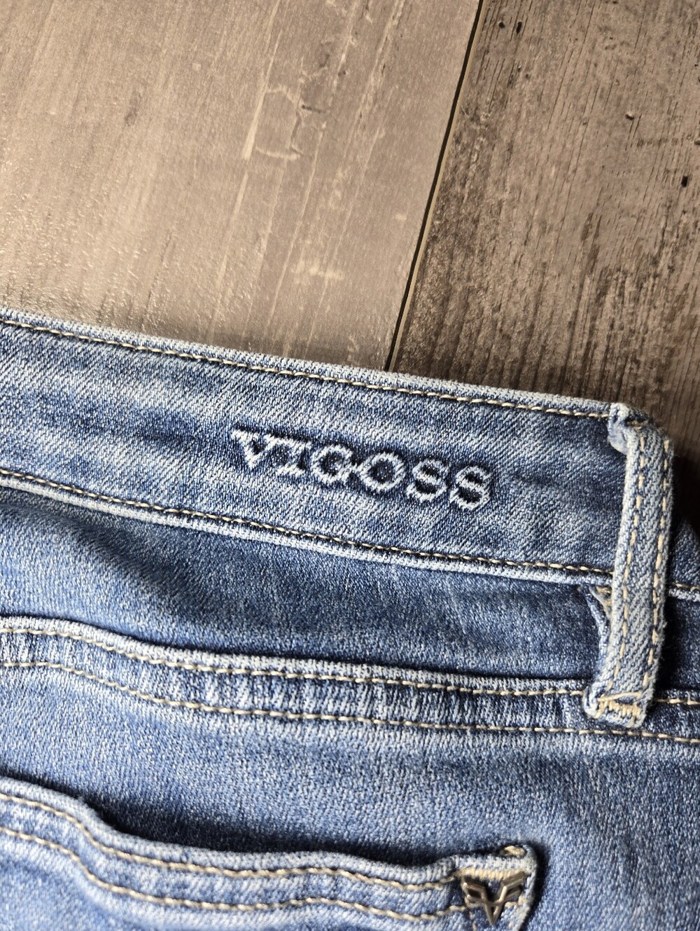Vigoss Jagger Skinny Medium‑Wash Distressed Jeans Women’s Size 28 - Picture 9 of 16